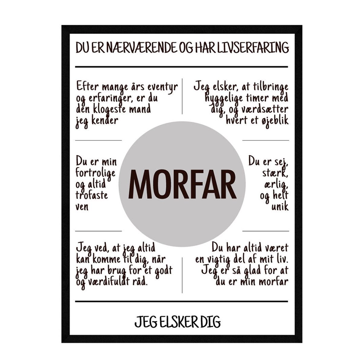 Morfar - plakat