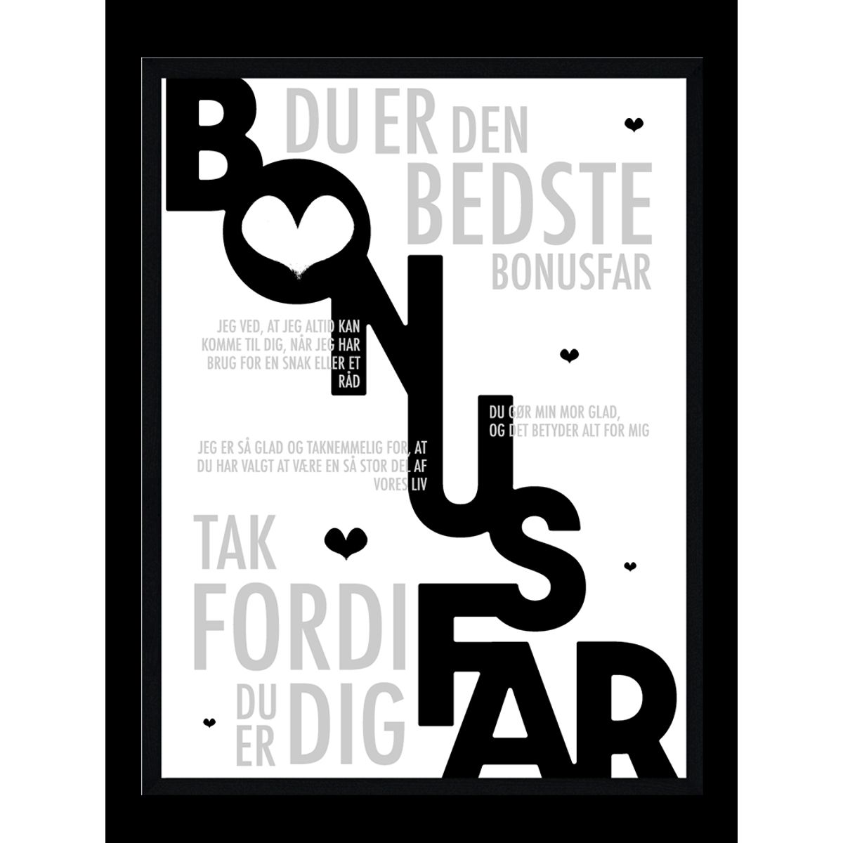 Bonusfar plakat - Personlig plakat