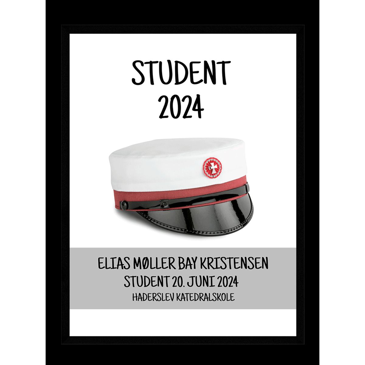 Personlig student plakat