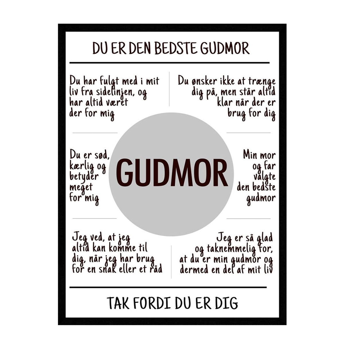 Gudmor plakat