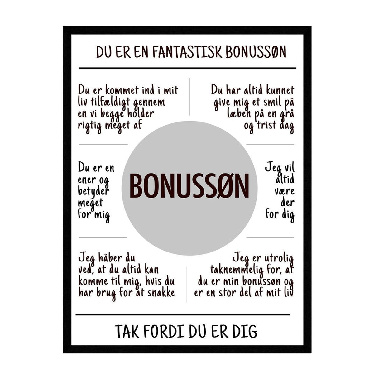 Bonussøn plakat