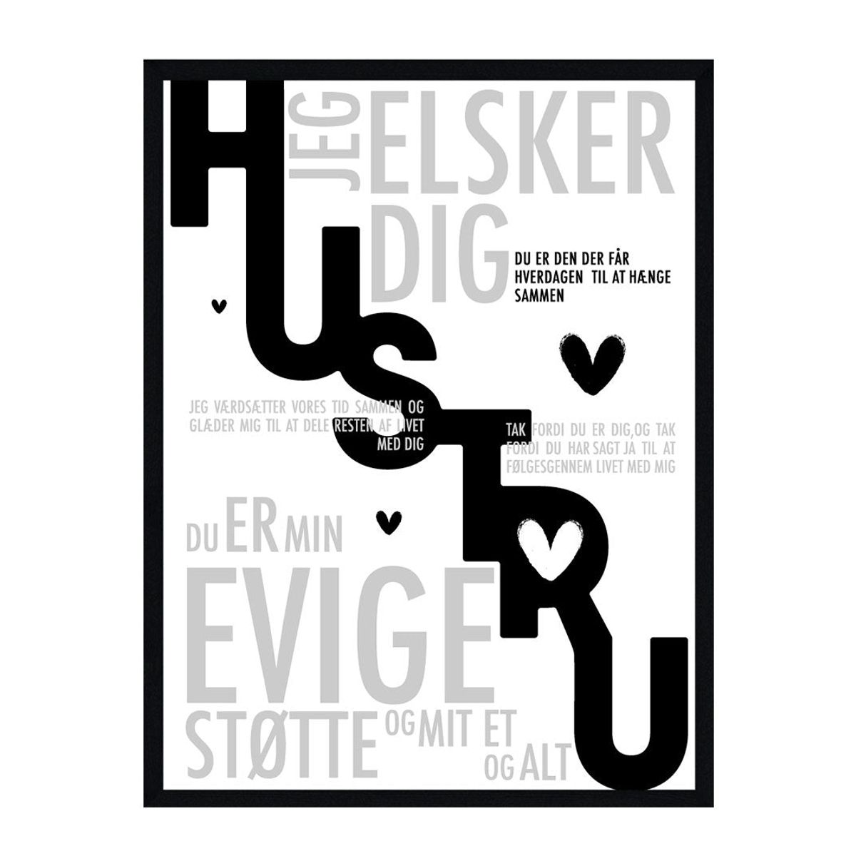 Hustru plakat - Personlig plakat