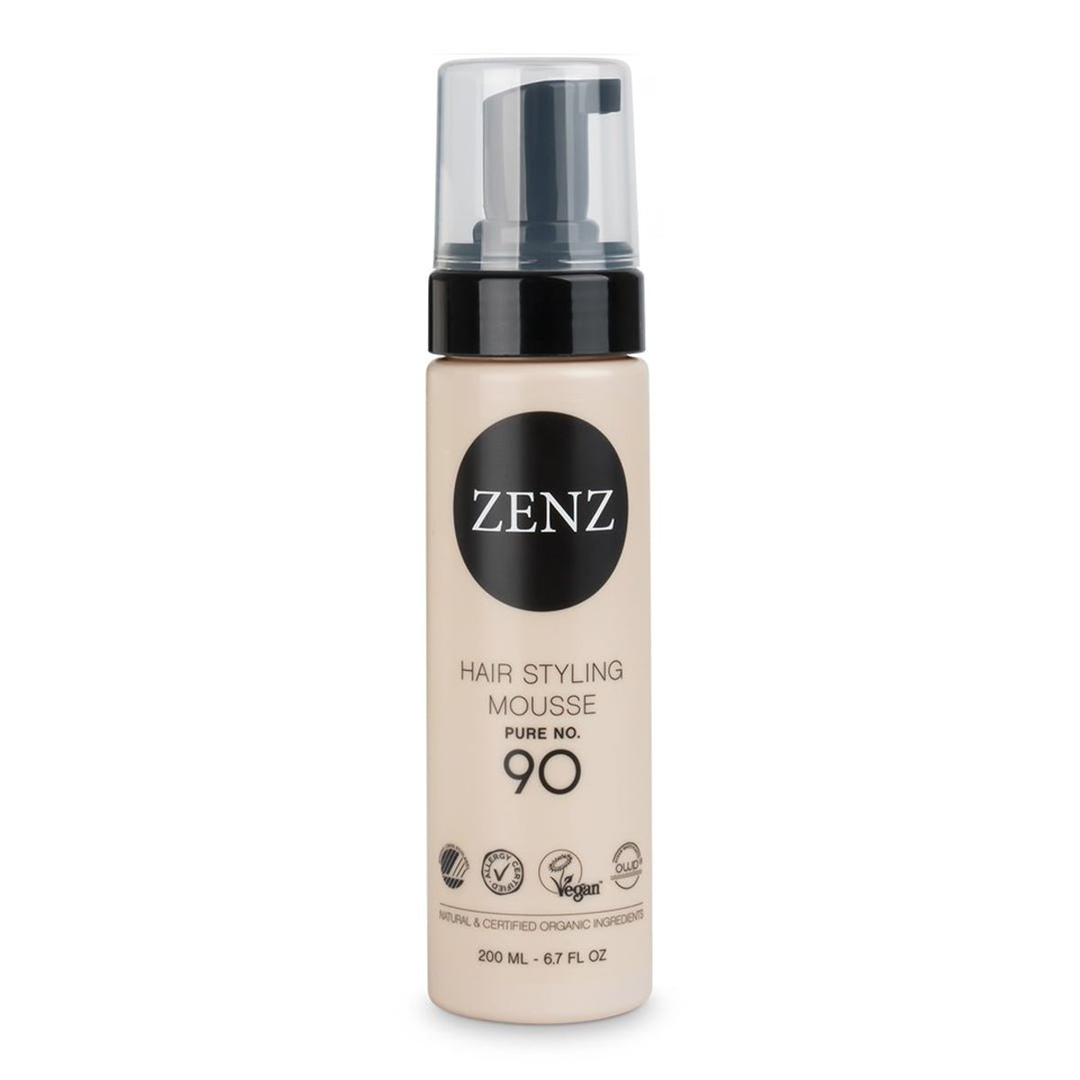 Zenz Hair Styling Mousse Pure No. 90, 200 ml