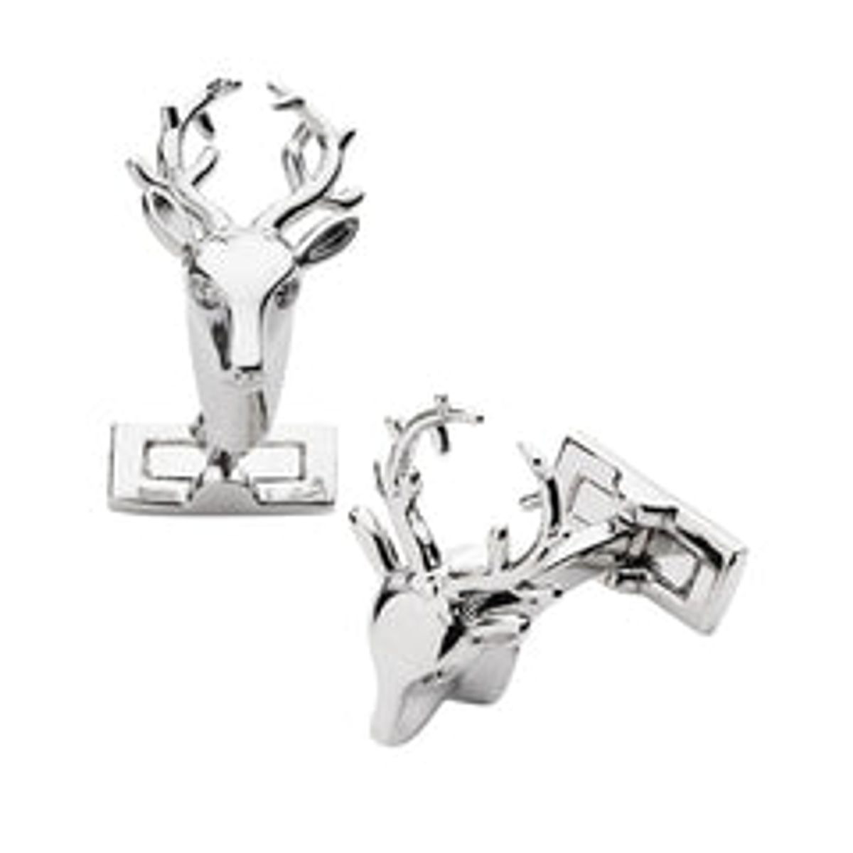 Laksen - Trophy Deer Cufflinks - Silver