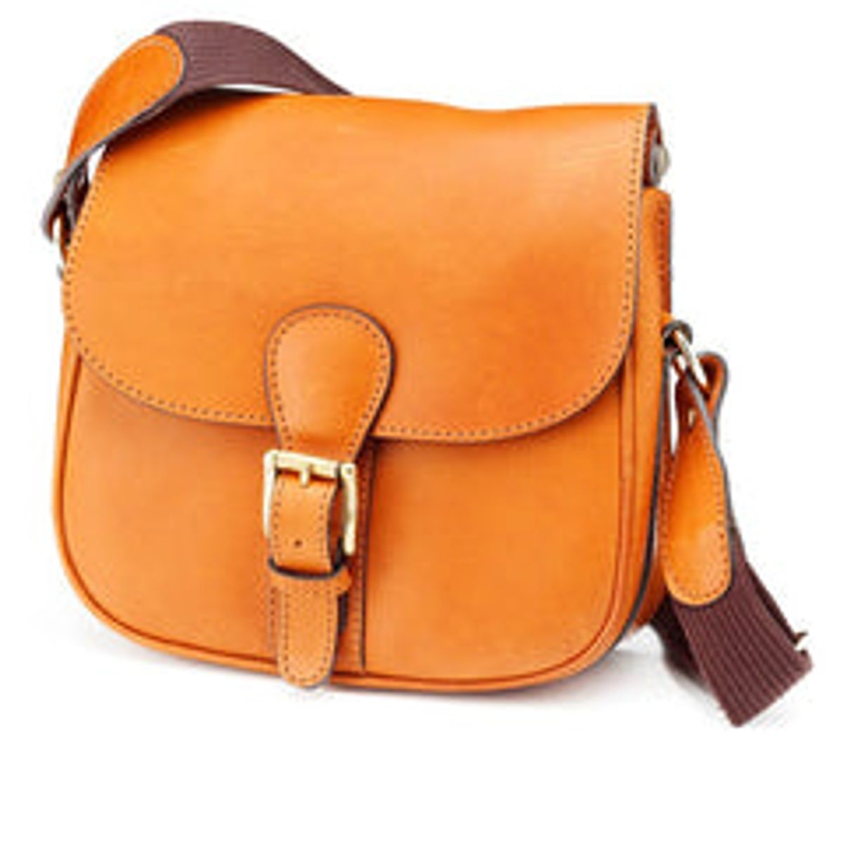 Laksen - Cartridge Bag in Saddle Leather - Natural Oak