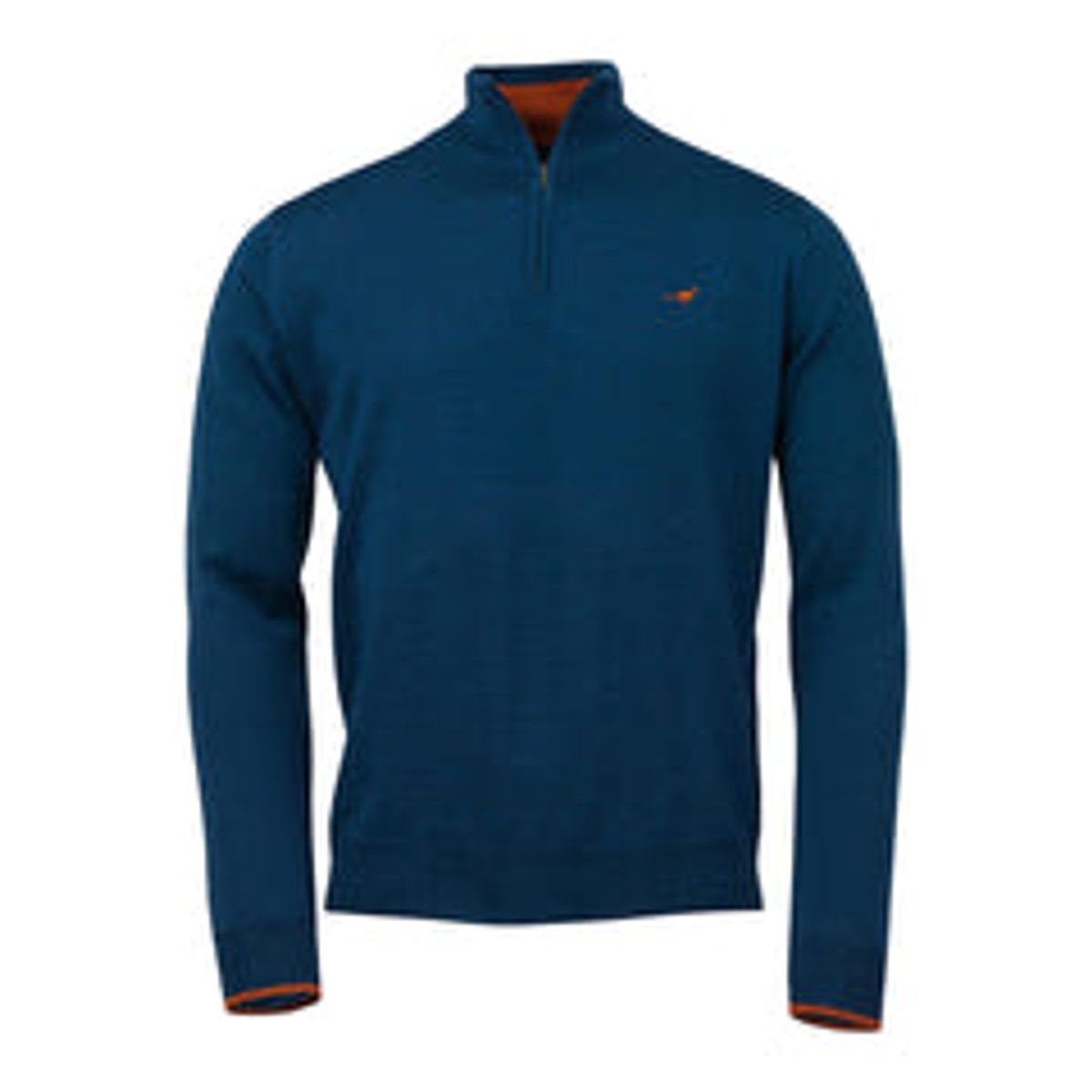 Laksen - Norfolk Zip Neck Merino Sweater