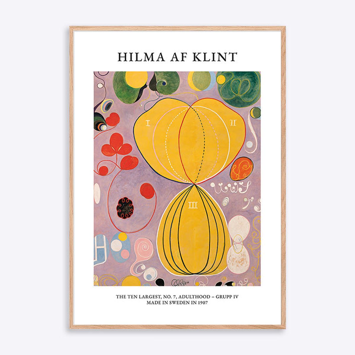 Hilma af Klint The Ten Largest Adulthood No7 - 30x40 cm