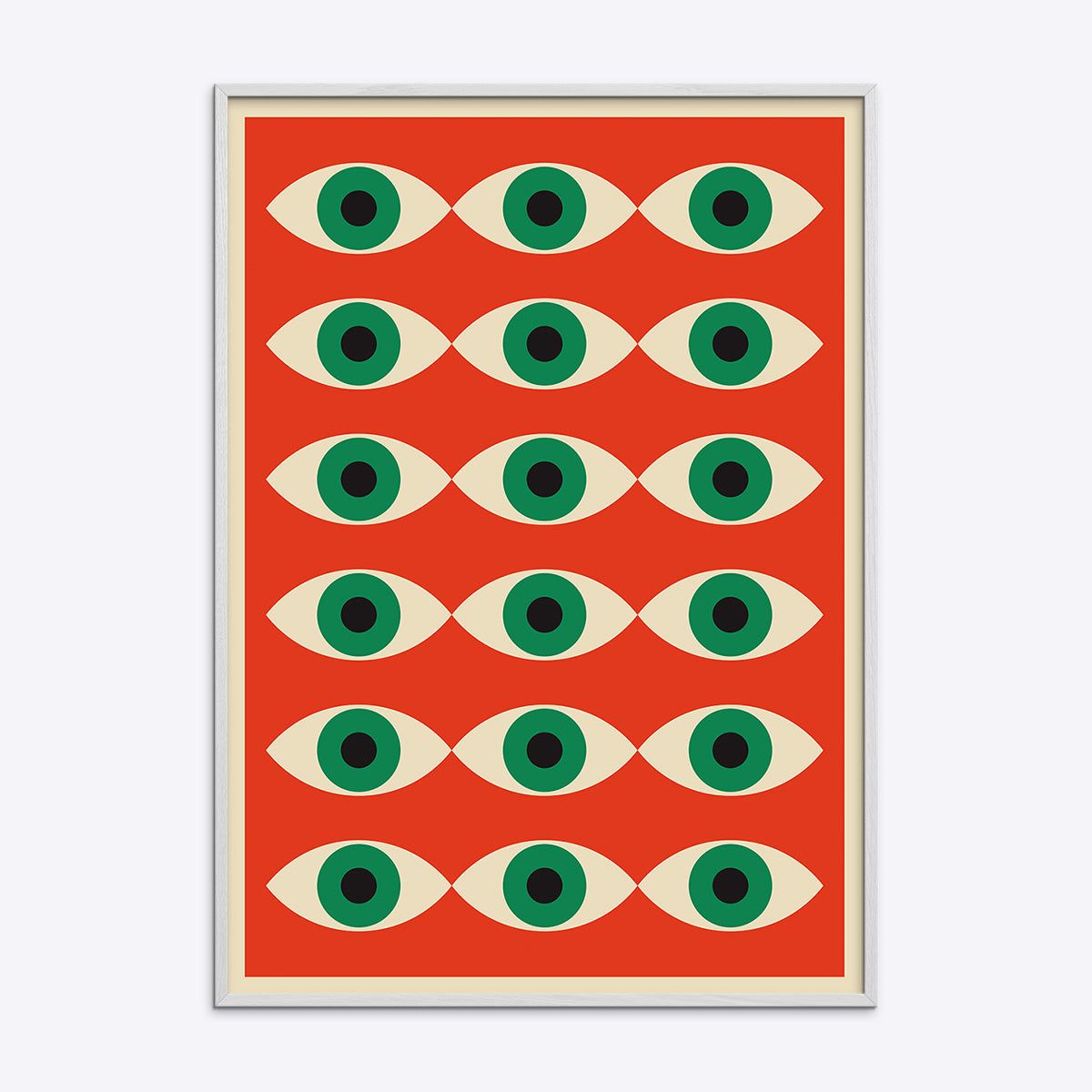 Bauhaus Plakat Rød 004 - 21x30 cm