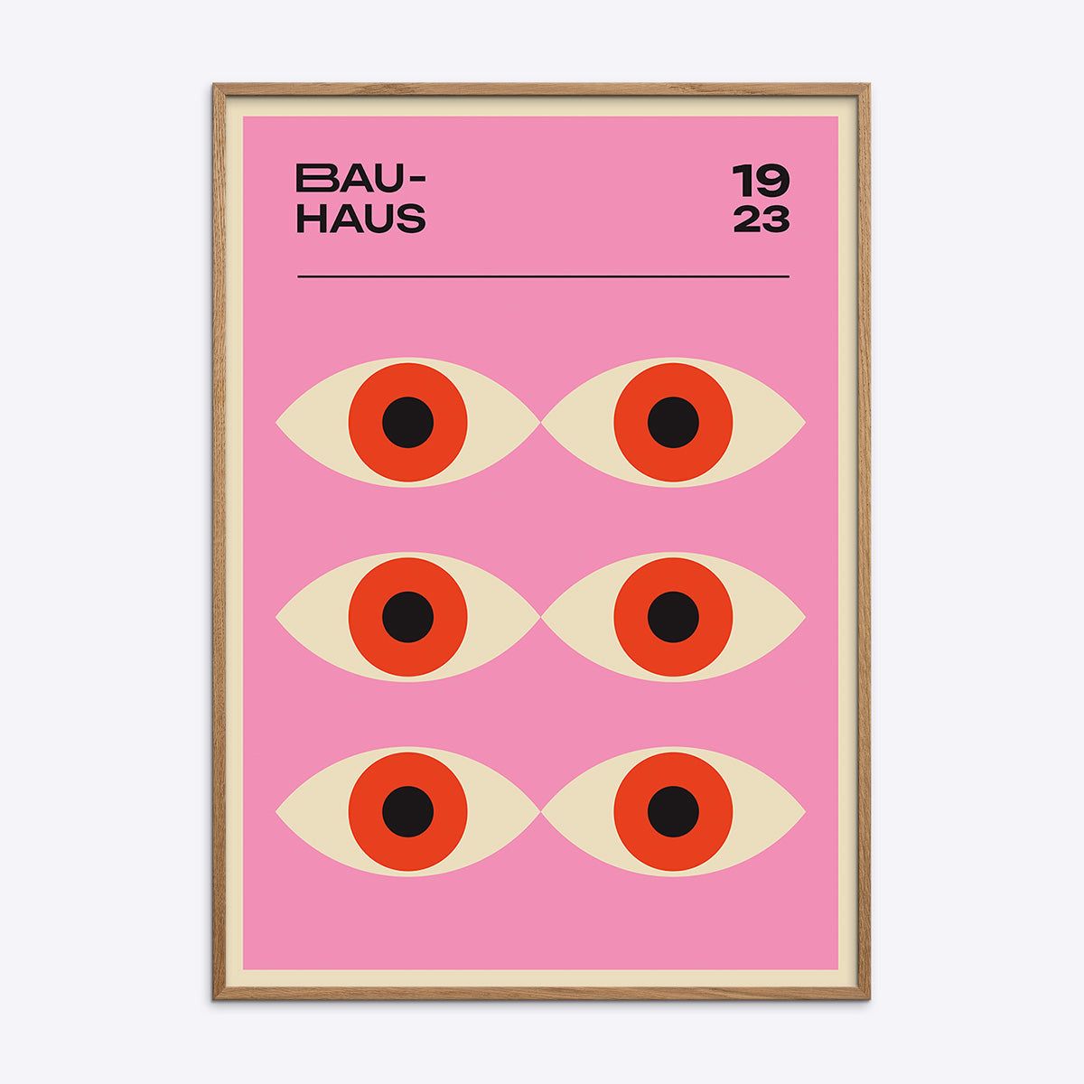 Bauhaus Plakat Pink 006 - 21x30 cm