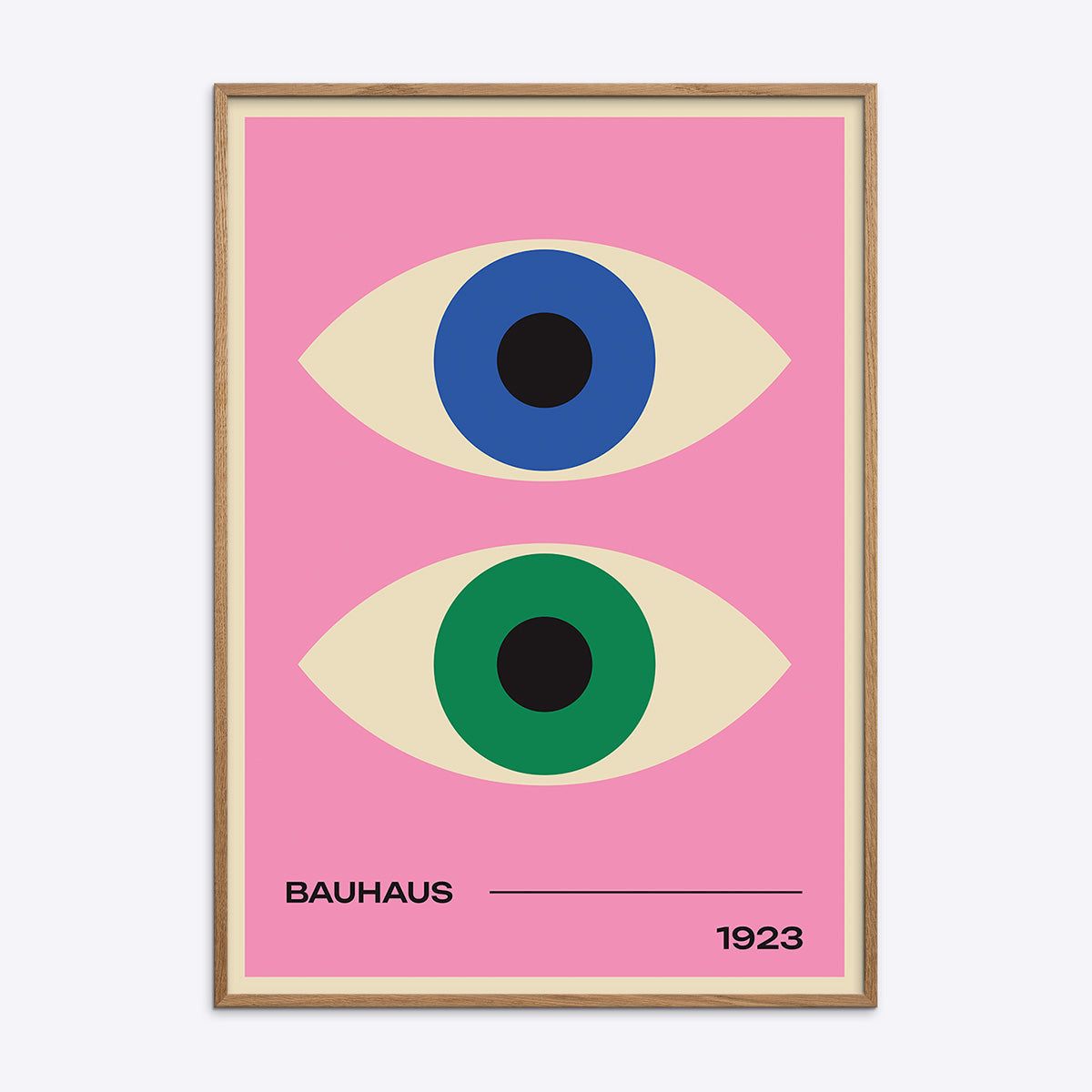 Bauhaus Plakat Pink 002 - 21x30 cm