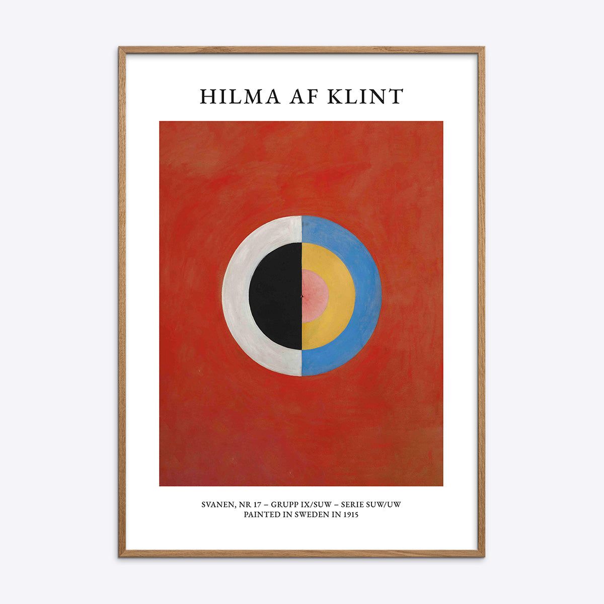 Hilma af Klint Svanen Nr 17 - 70x100 cm