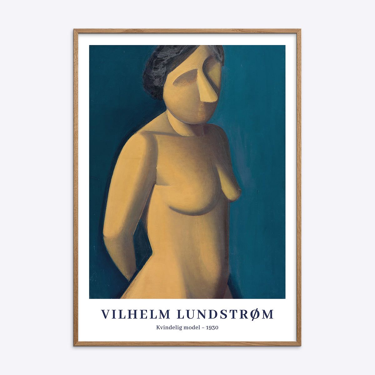 Vilhelm Lundstrøm Kvindelig Model - 50x70 cm