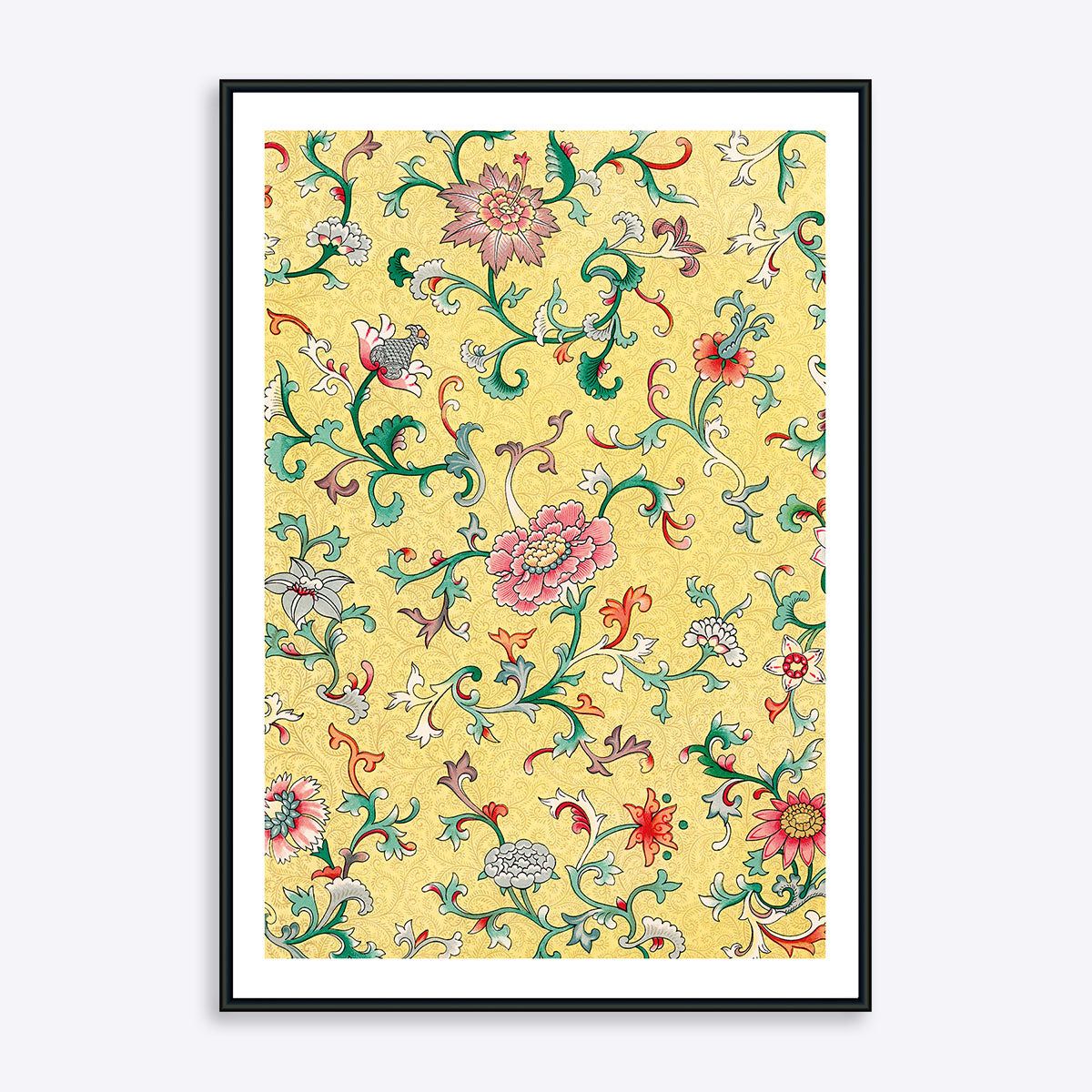 Flowery Yellow - 50x70 cm