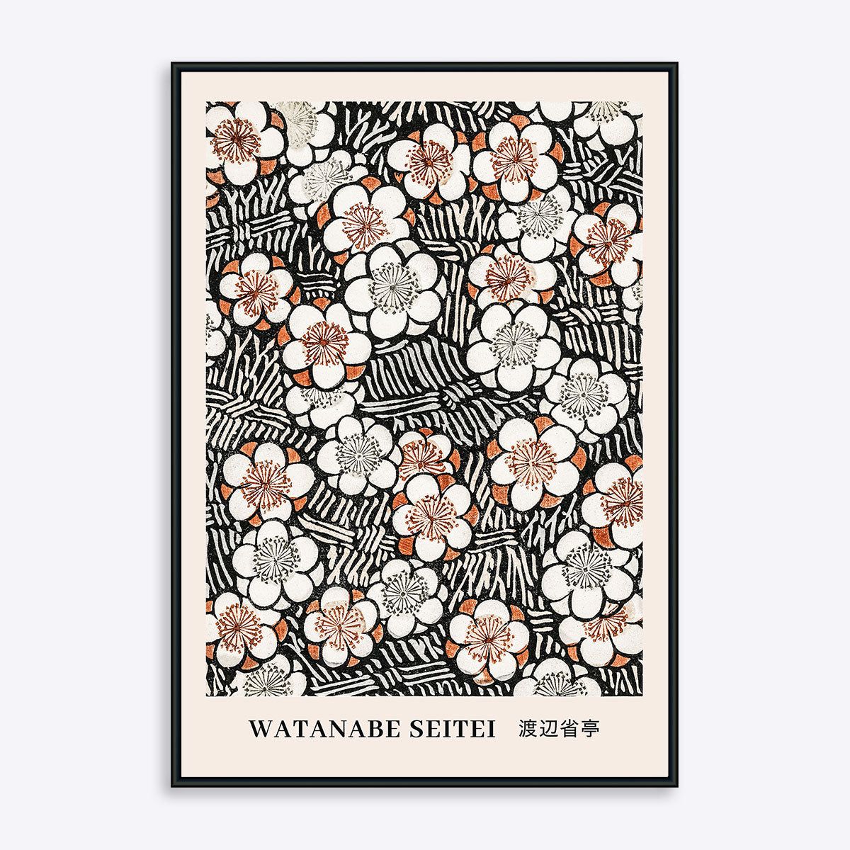 Watanabe Seitei Floral Pattern - 30x40 cm