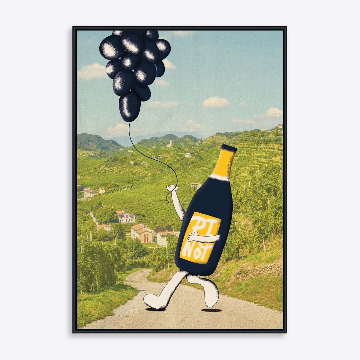 Pinot Noir Wine Dude - 70x100 cm