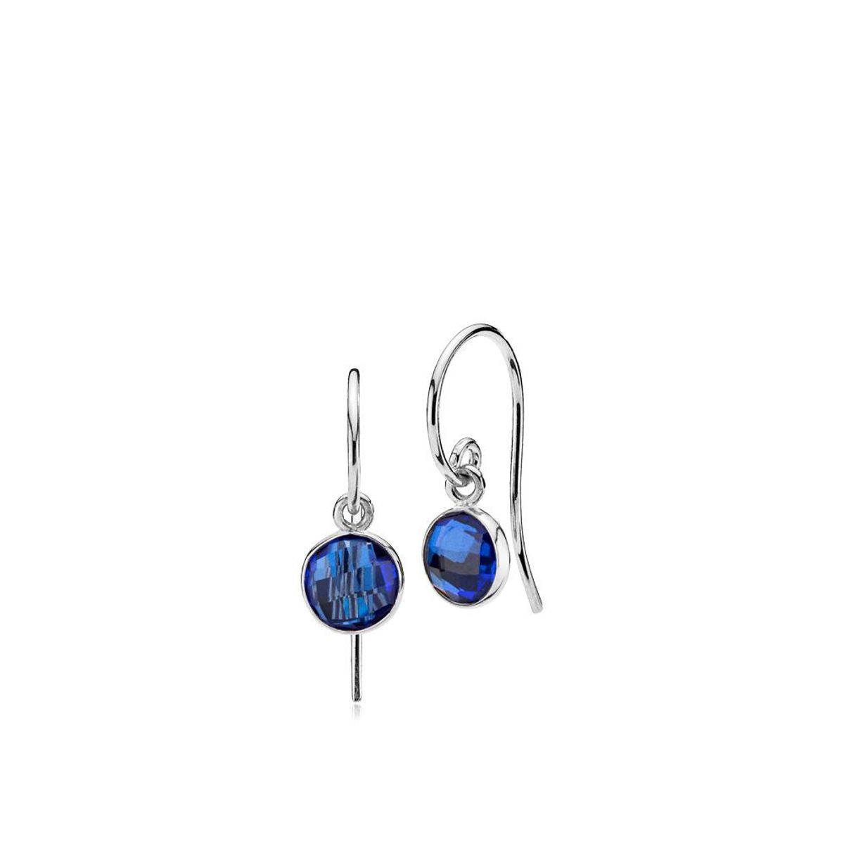 PRIMA DONNA - Earring shiny silver -royalblue Q