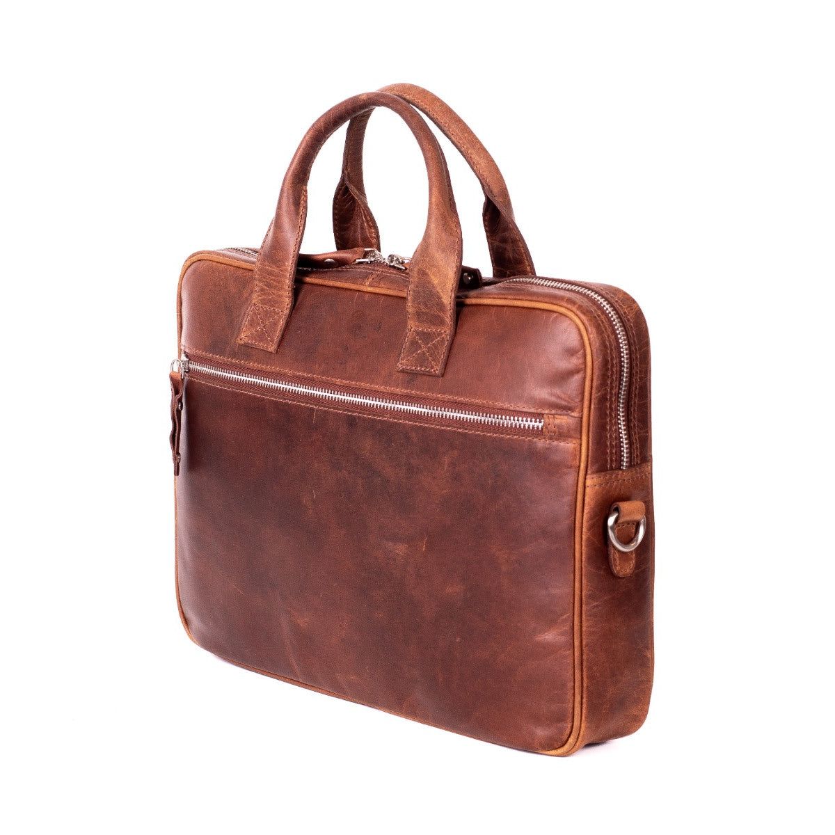 Carlo Cab Florens Computertaske 15" Cognac