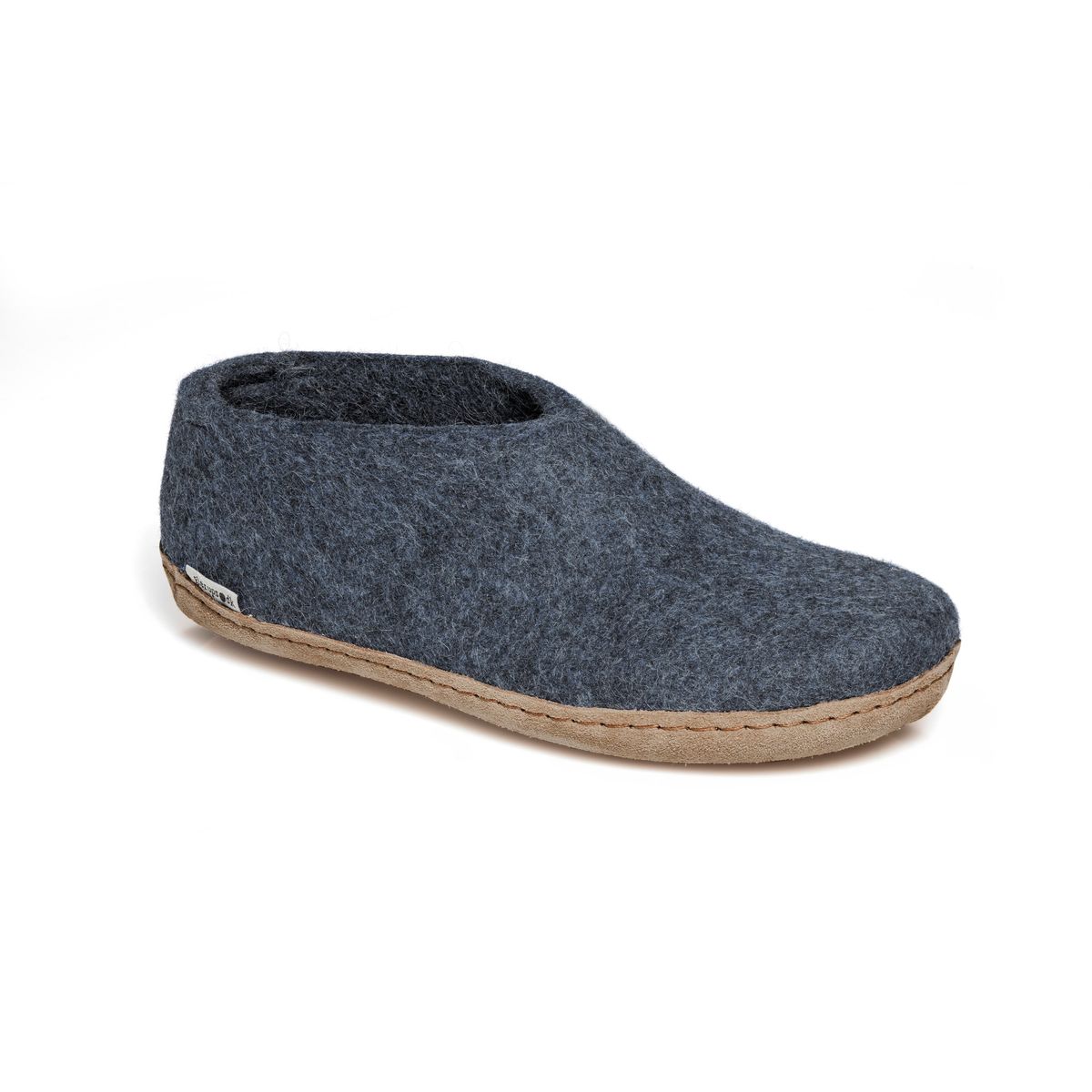 Glerups - Sko m/skindsål, 64-0244 - Denim - 41