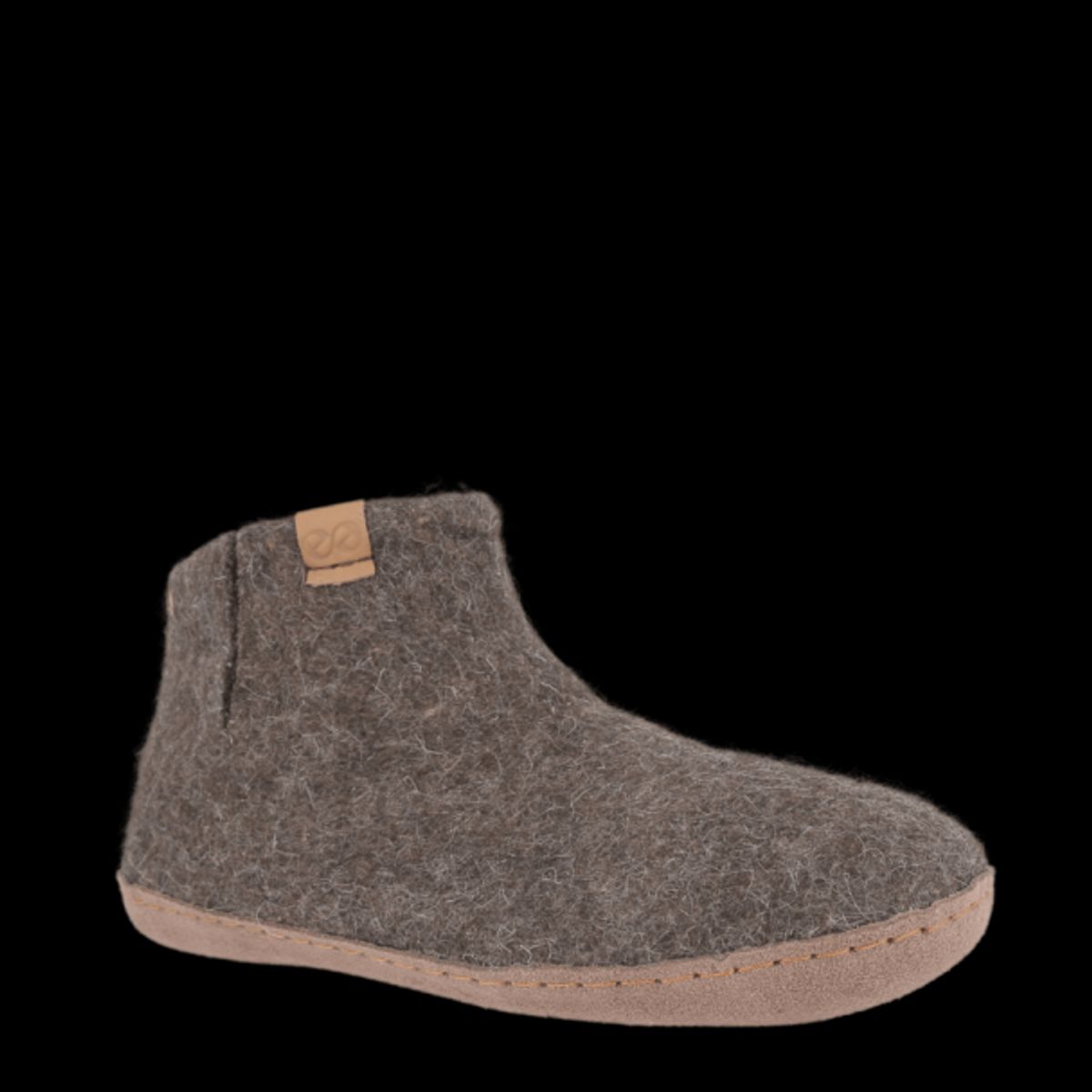 Green Comfort - Wool boot m/skindsål - Brun - 41