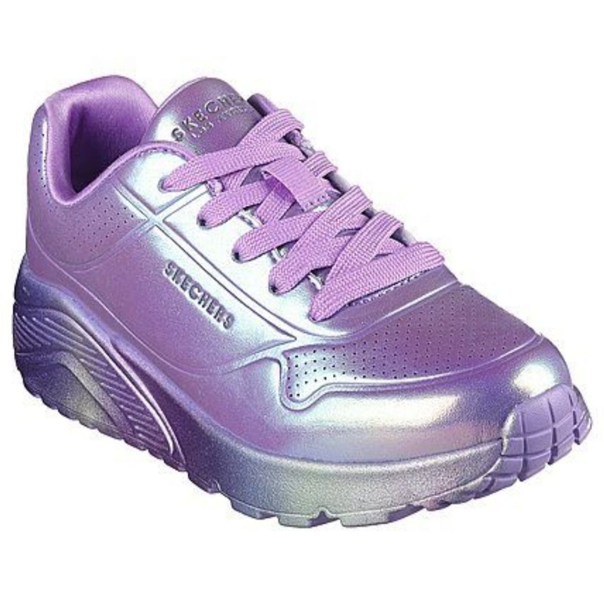 Skechers - Girls Uno Lite, 76-0971 - Metallic lilla - 32