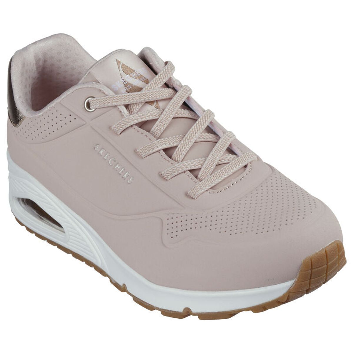 Skechers - Womens Uno - Shimmer Away, 76-1015 - Blush - 37