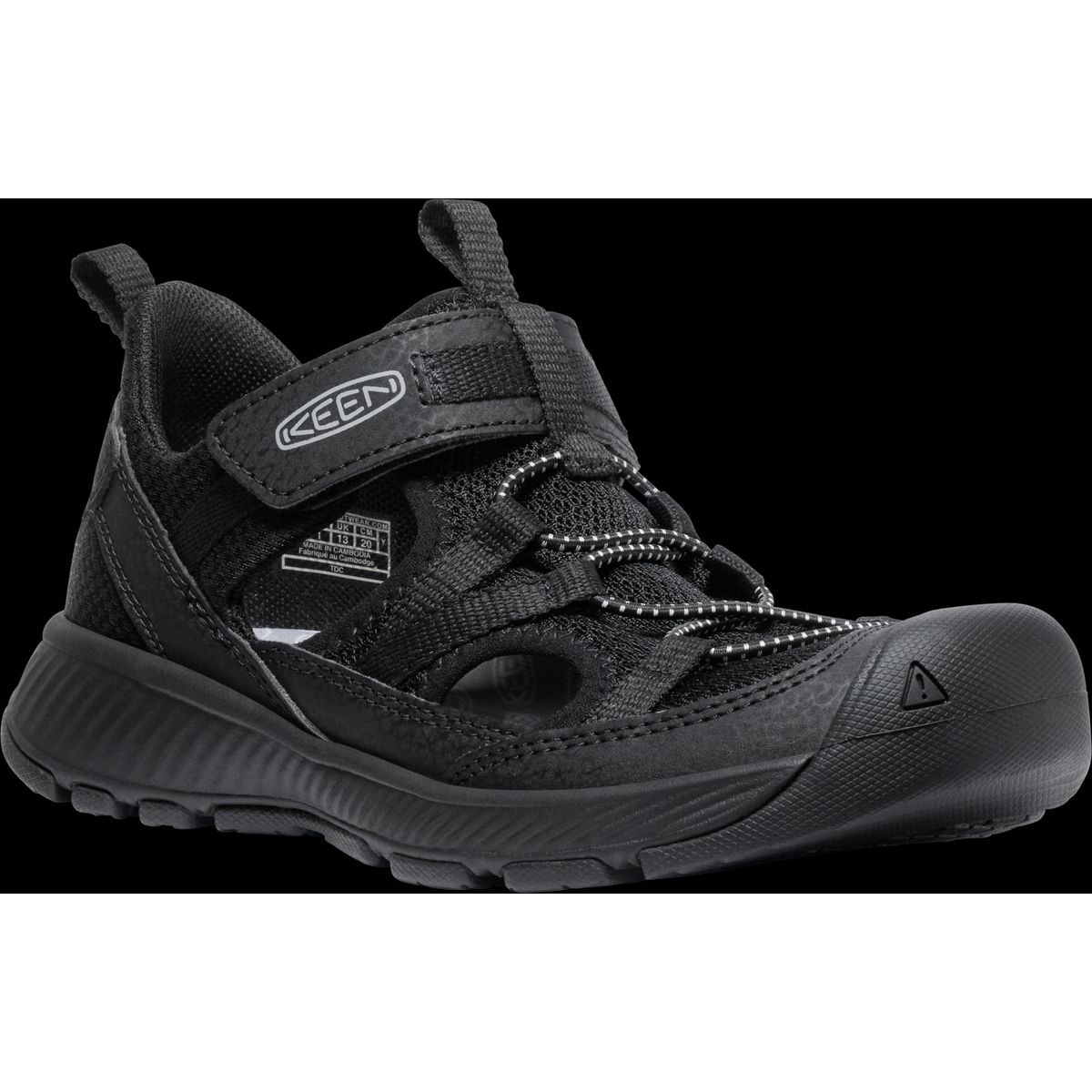 Keen - Motozoa sandal med lukket tå, 48-0245 - Sort - 32/33