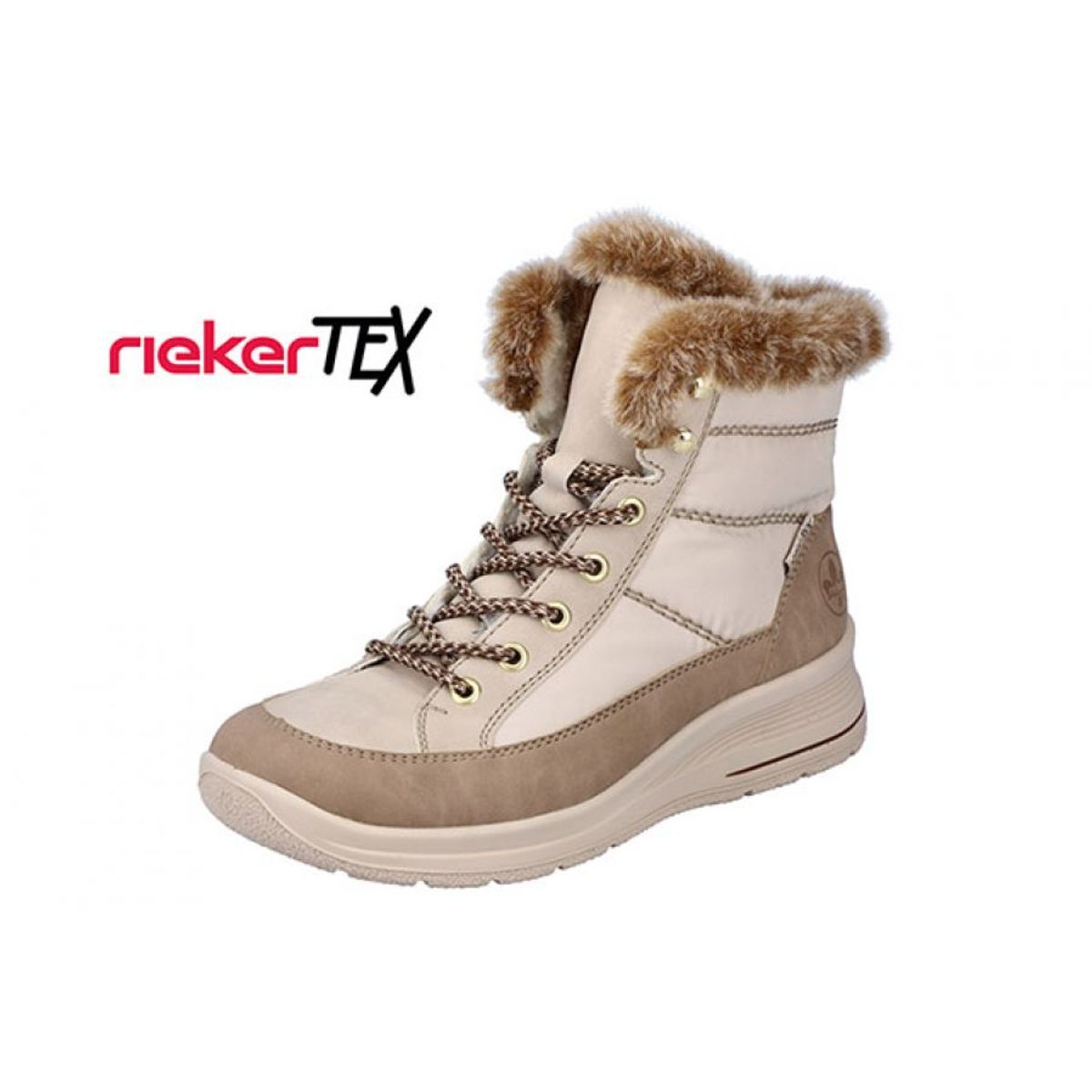 Rieker - Vinterstøvle - 52-0903 - Beige - 39