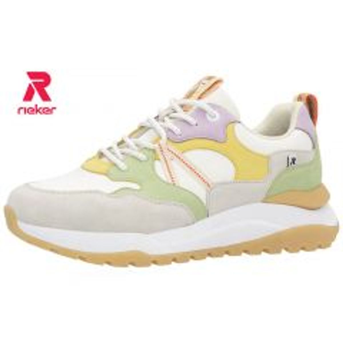 Rieker - Sneaker - 76-1130 - Hvid/multi - 38