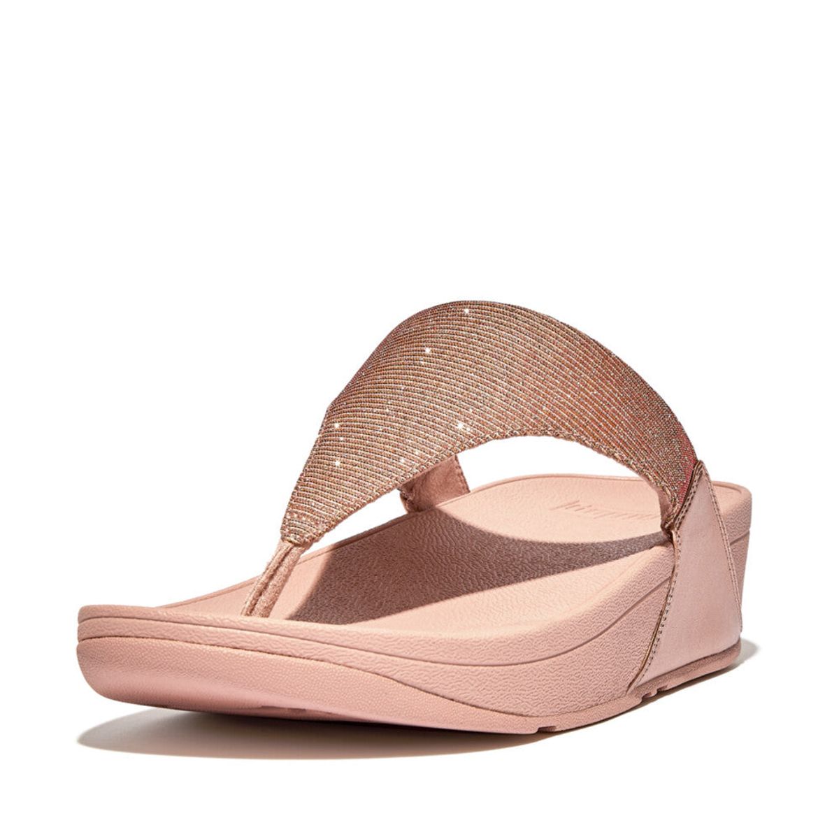 Fitflop - Lulu Shimmer Lux Toe, 44-0319 - Rose Gold - 38