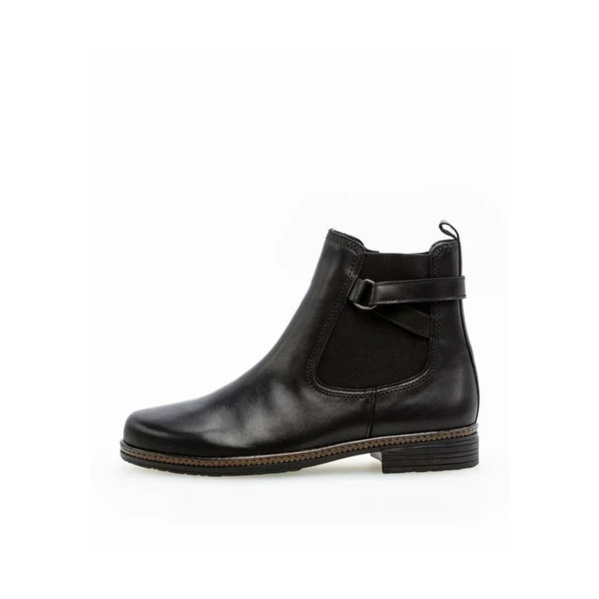 Gabor - Chelsea boot med rem, 52-0911 - Sort - 6,5