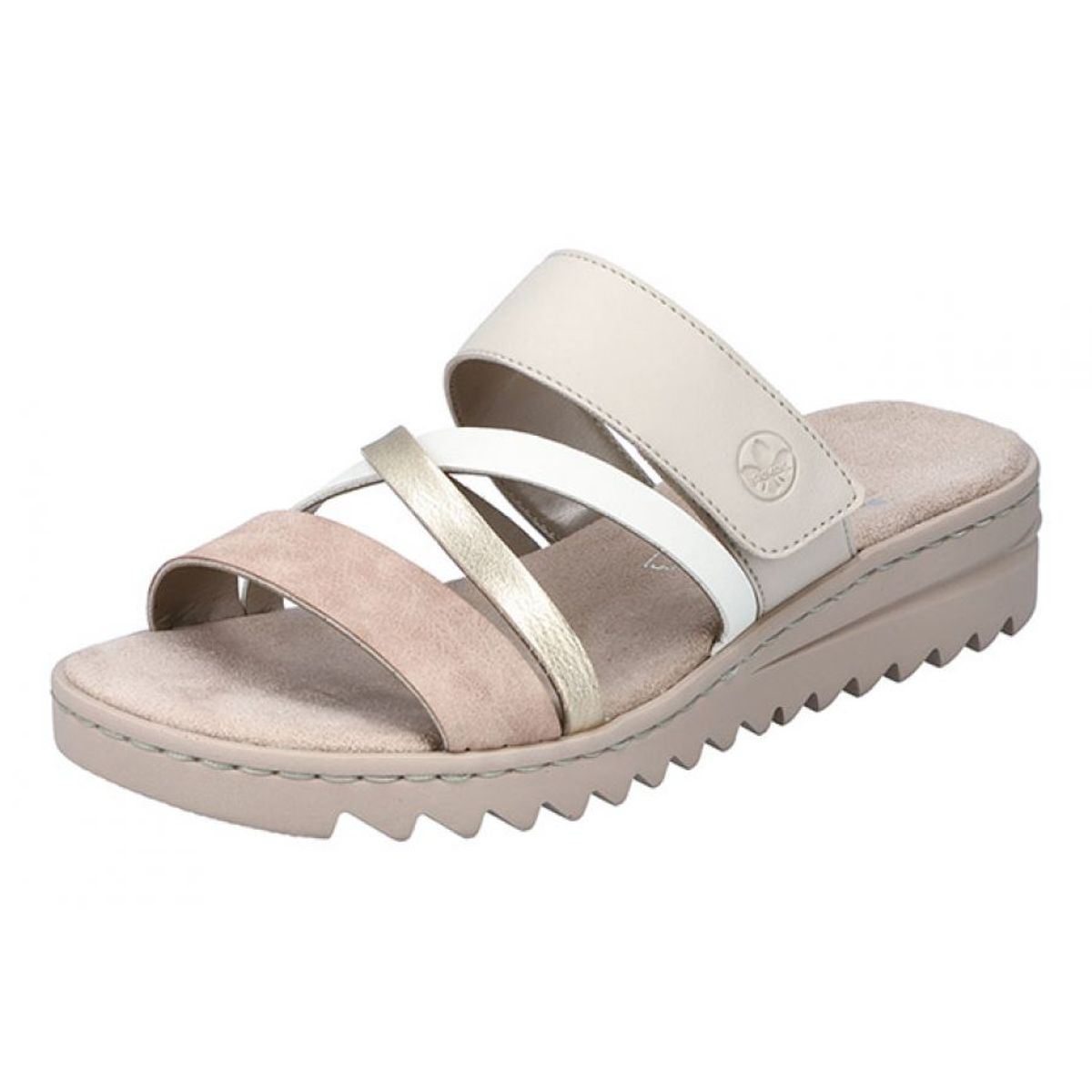 Rieker - Sandal - 44-0305 - Beige/guld - 41