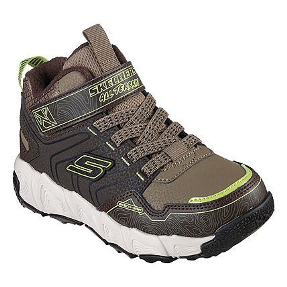 Skechers - Boys Velocitrek Waterproof, 74-0141 - Brun/Grå - 33