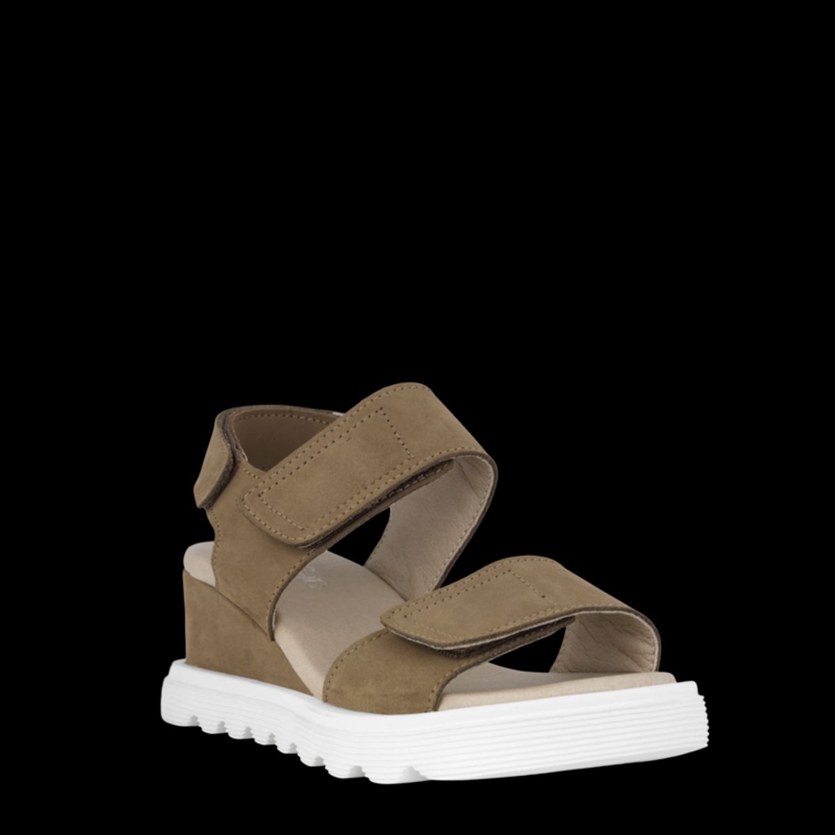 Green Comfort - Mellow Wedge sandal, 42-0585 - Taupe - 41