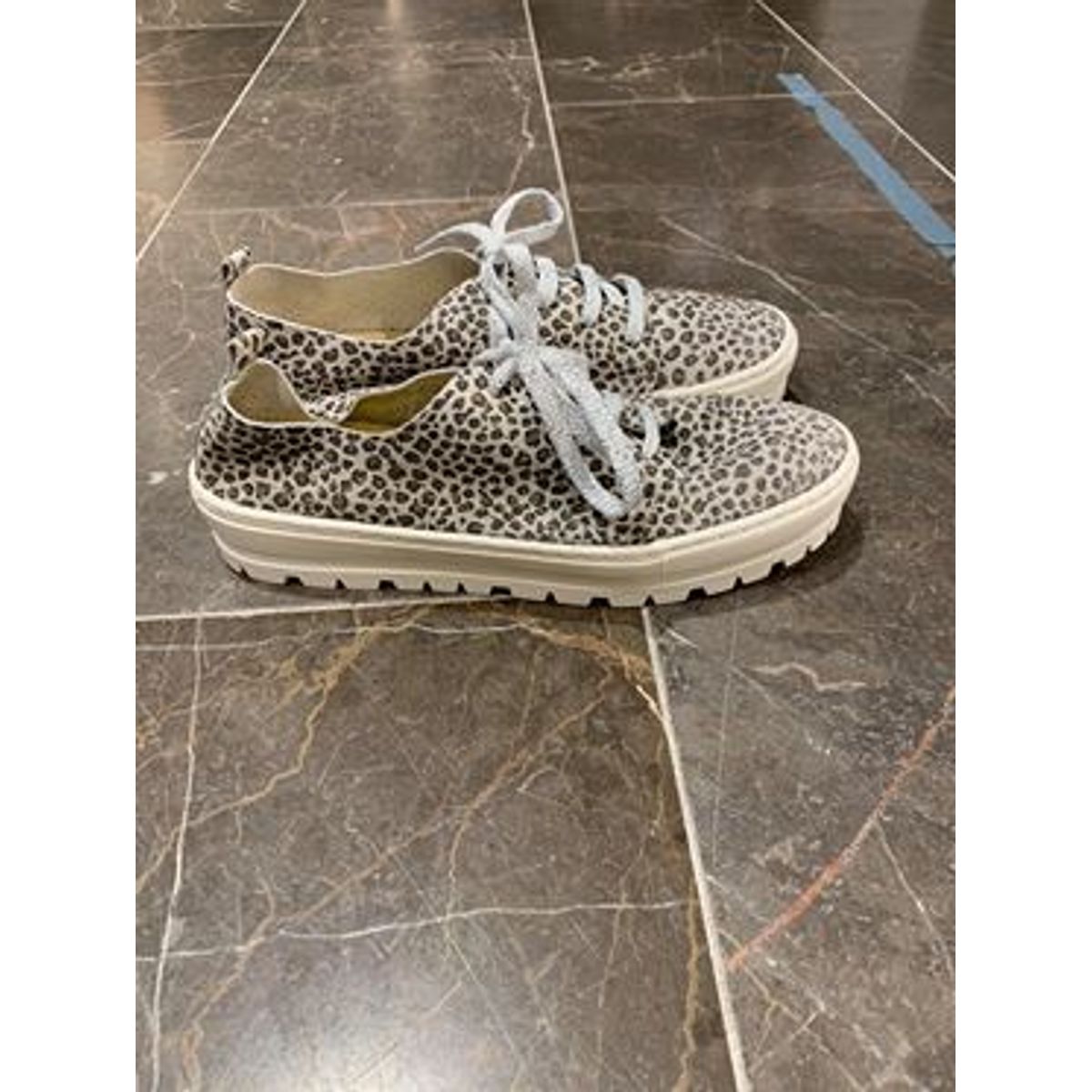 Relaxshoe, Sko med kraftig sål - Grå Leopard - 39