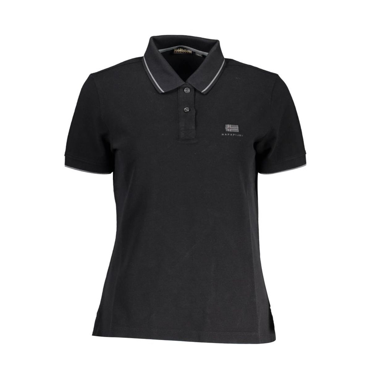 Napapijri Sort Bomuld Polo Shirt