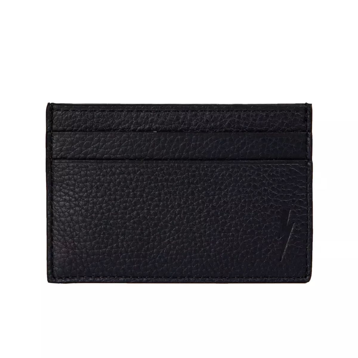 Neil Barrett Black Leather Herres Card Holder