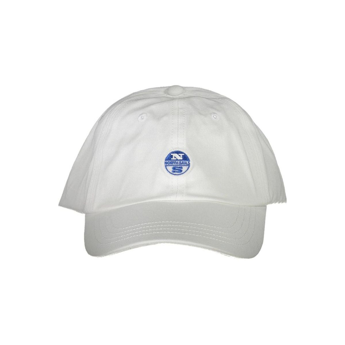 North Sails Elegant White Visor Cap with Logo Detail