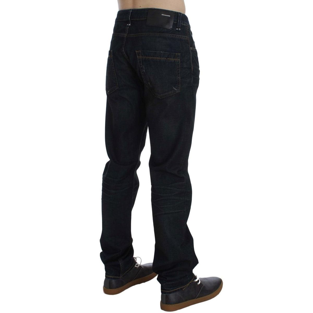 Acht Elegant Straight Fit Dark Blue Jeans