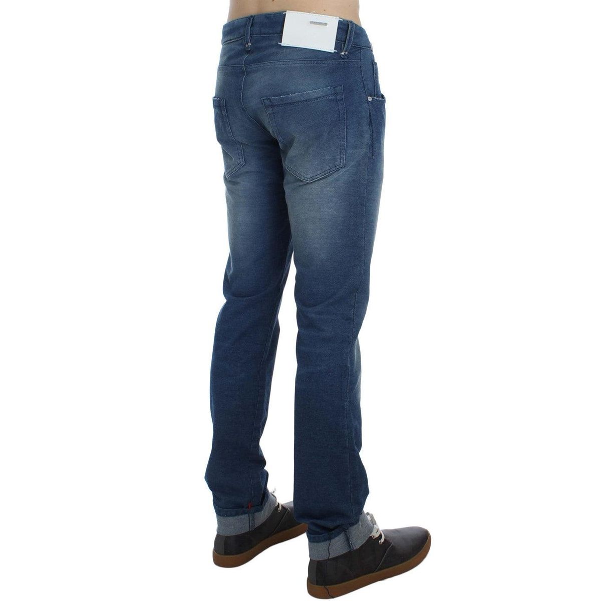 Acht Slim Fit Blue Wash Italian Denim