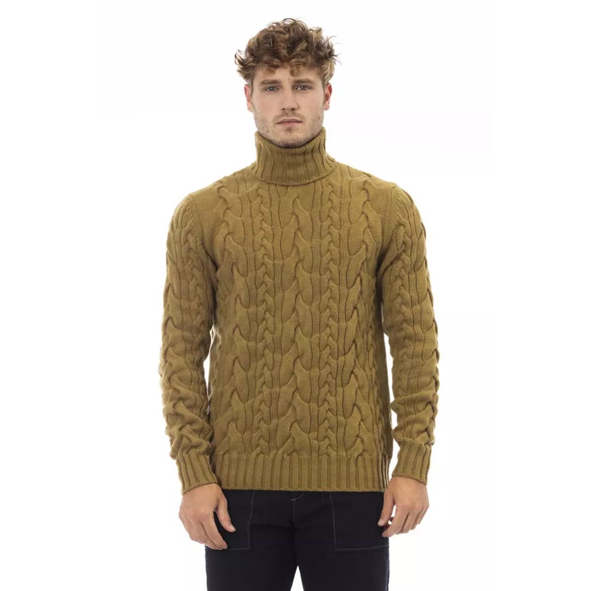 Alpha Studio Brun Uld Sweater