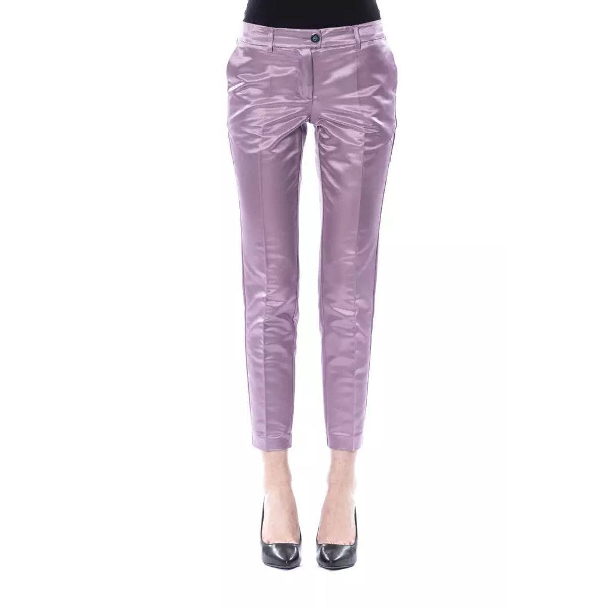 BYBLOS Purple Cotton Dame Pants