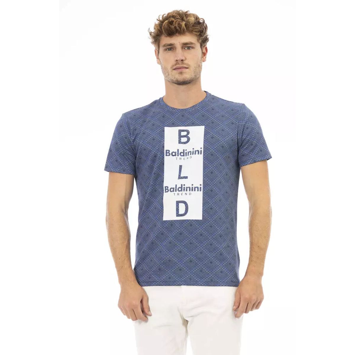 Baldinini Trend Baldinini Blå Bomuld T-Shirt