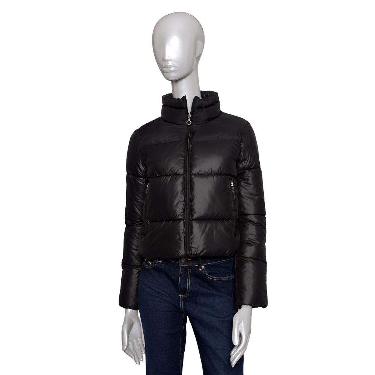 Baldinini Trend Black Polyester Jackets & Coat