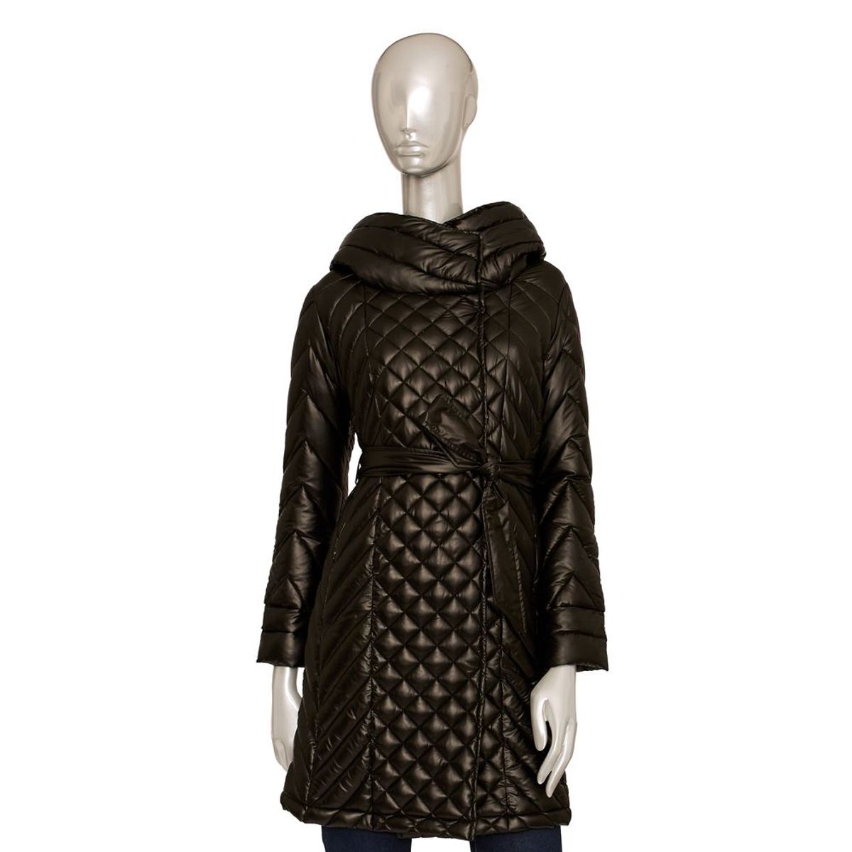 Baldinini Trend Black Polyester Jackets & Coat