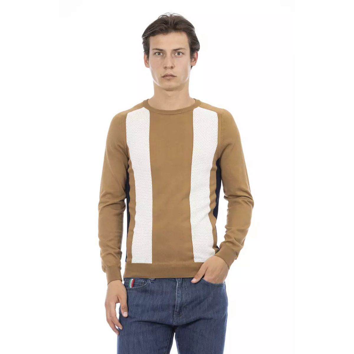 Baldinini Trend Brun Bomuld Sweater