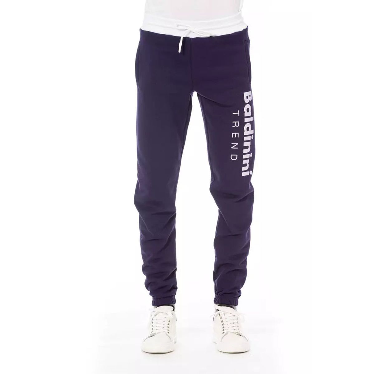 Baldinini Trend Chic Purple Fleece Sport Pants - Elevate Your Style