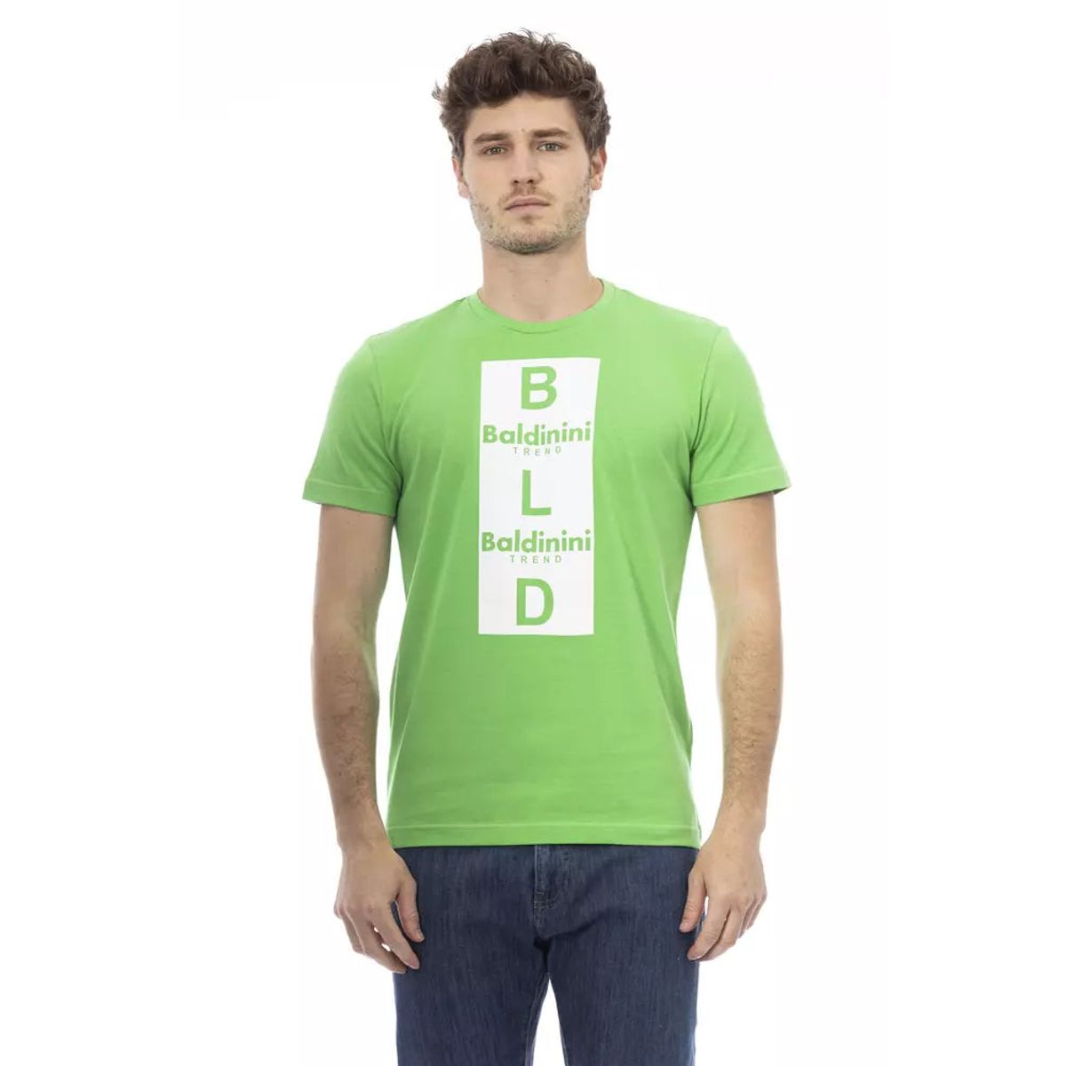 Baldinini Trend Grøn Bomuld T-Shirt