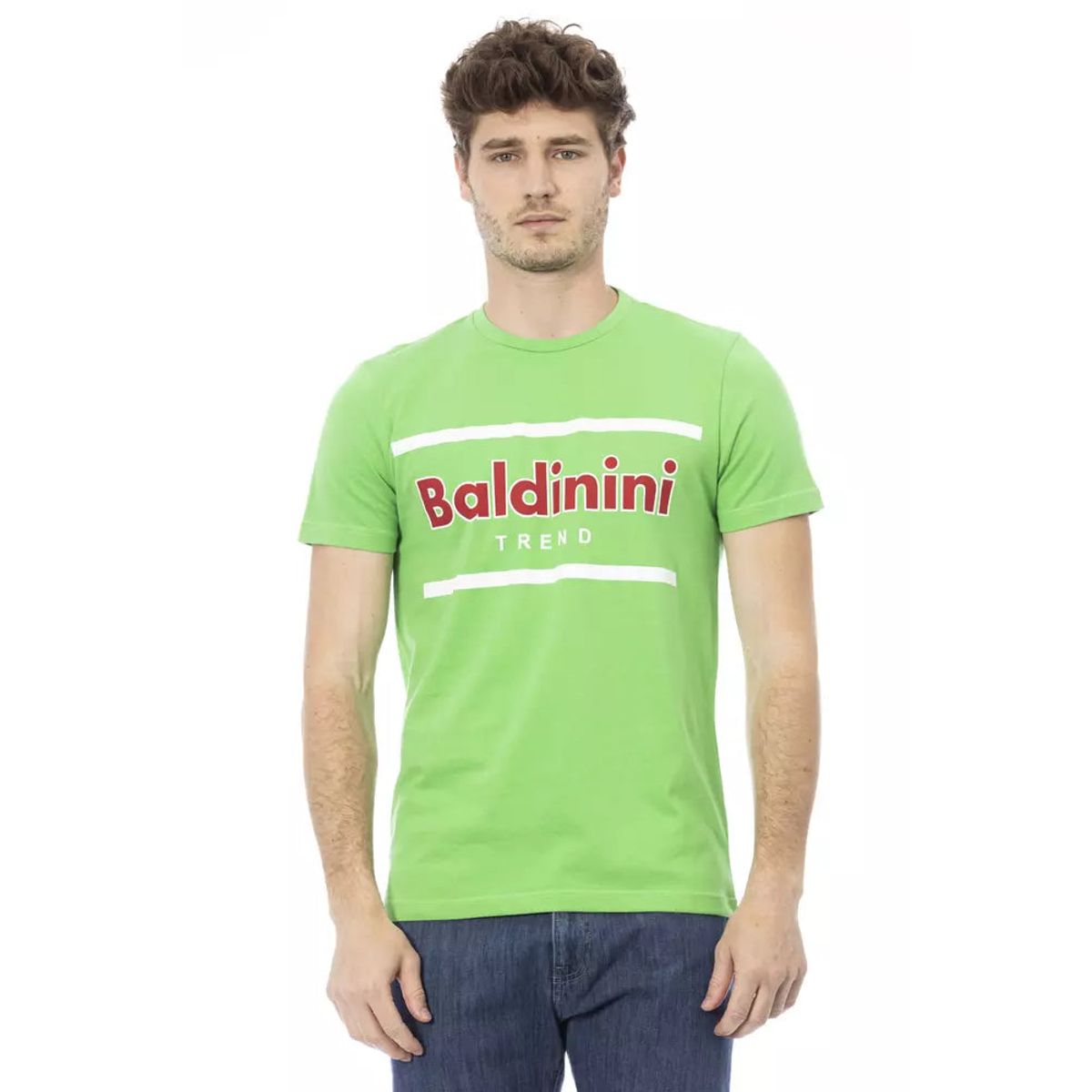 Baldinini Trend Grøn Bomuld T-Shirt