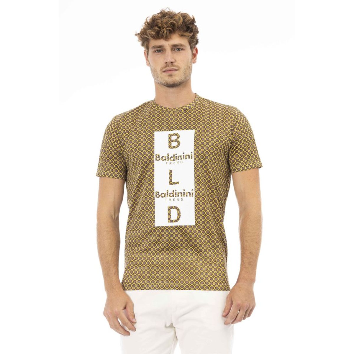 Baldinini Trend Grå Bomuld T-Shirt