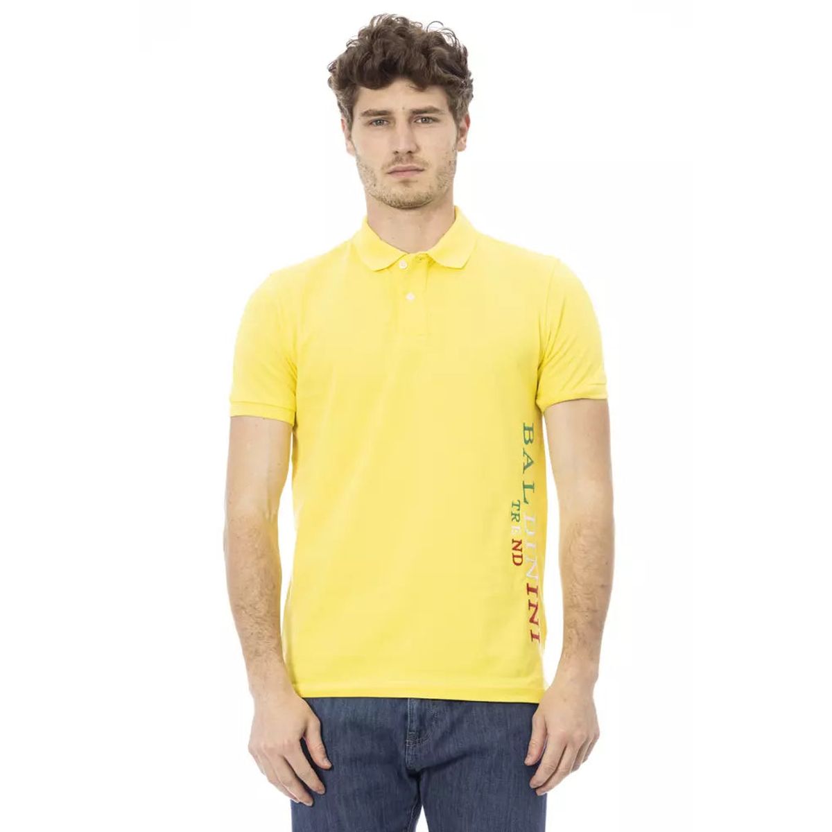 Baldinini Trend Gul Bomuld Polo Shirt